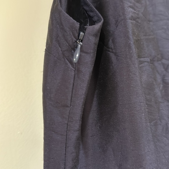 Calypso St Barth Silk Shantung Shift Dress Navy with Tags size 4 - Picture 7 of 10